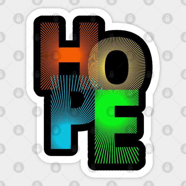 Ethereal Threads: A Tapestry of Hope Sticker by Teeeshirt